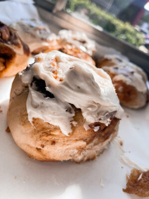 Order cinnamon rolls and cookies from One Sweet Farm bakery in Newton NC